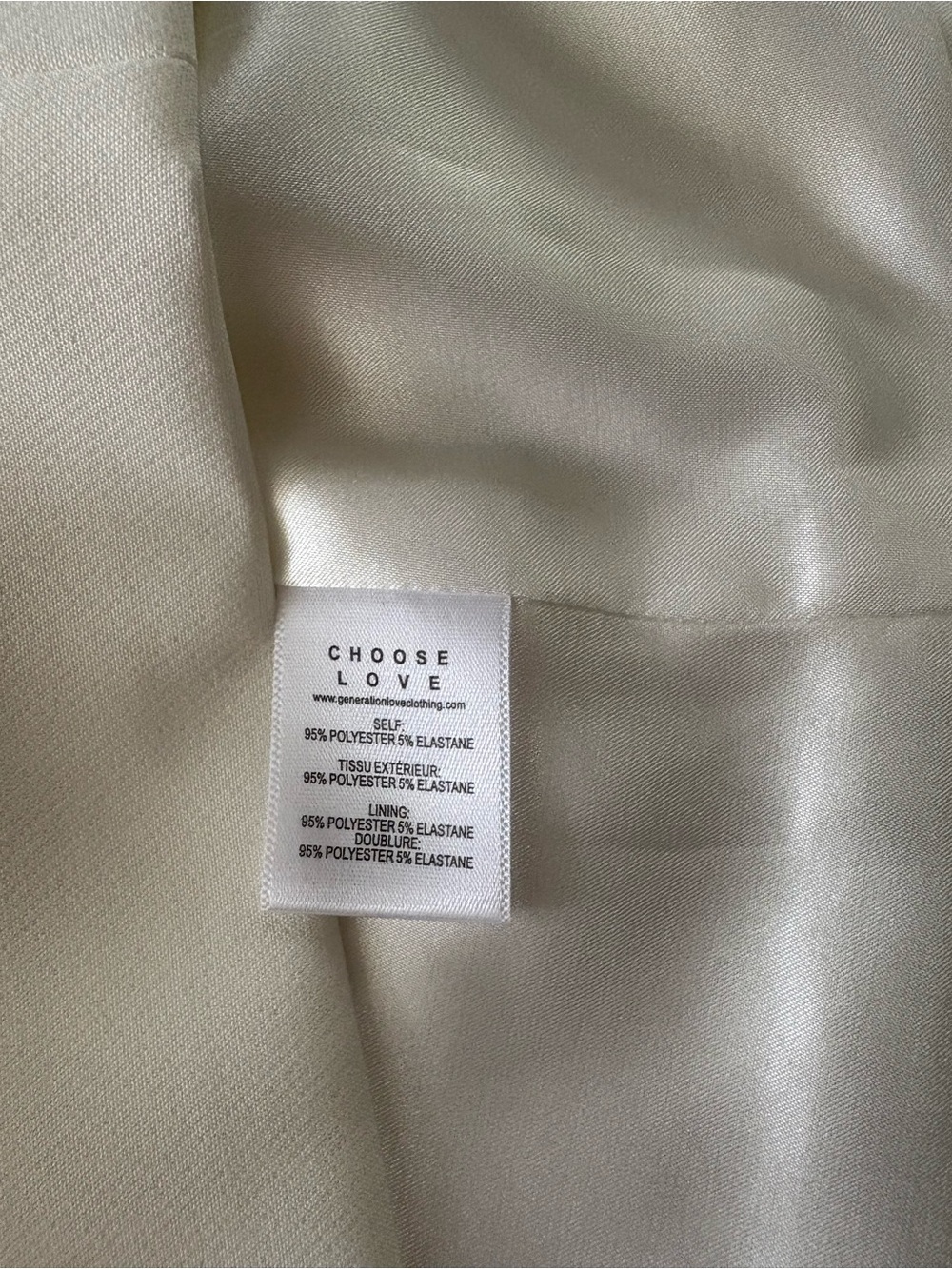 Generation Love Imogen White A-line Mini Skirt with Gold Buttons - Picture 6 of 7